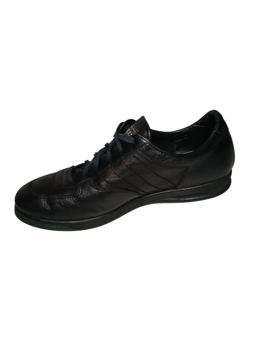 Vintage Gucci Men’s Black Leather Lace-Up Sneakers 9.5 Original Gucci